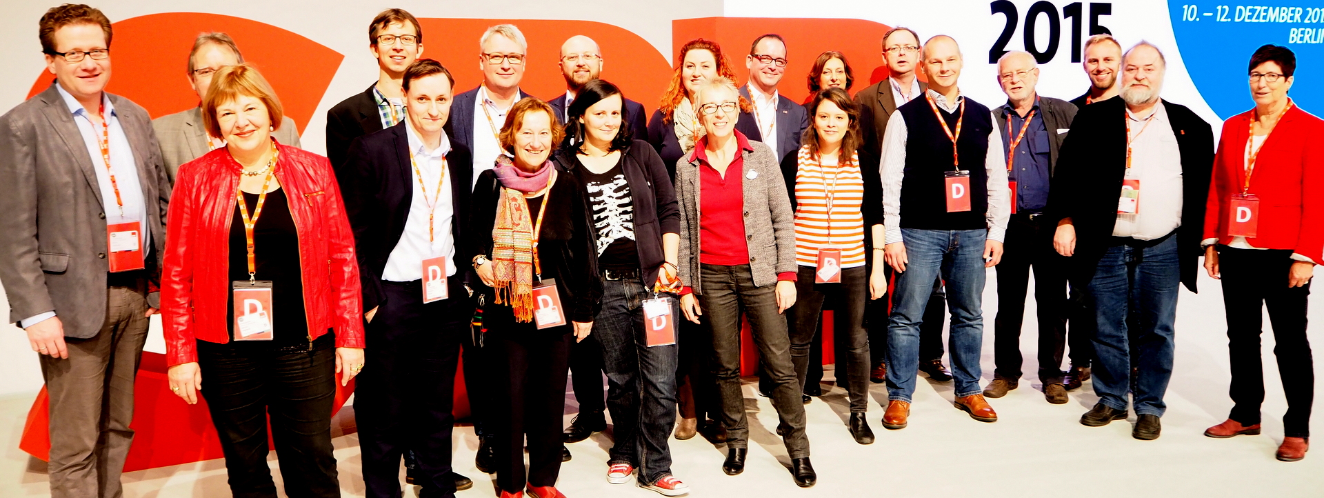 Delegierte der SPD Schleswig-Holstein auf dem Bundesparteitag