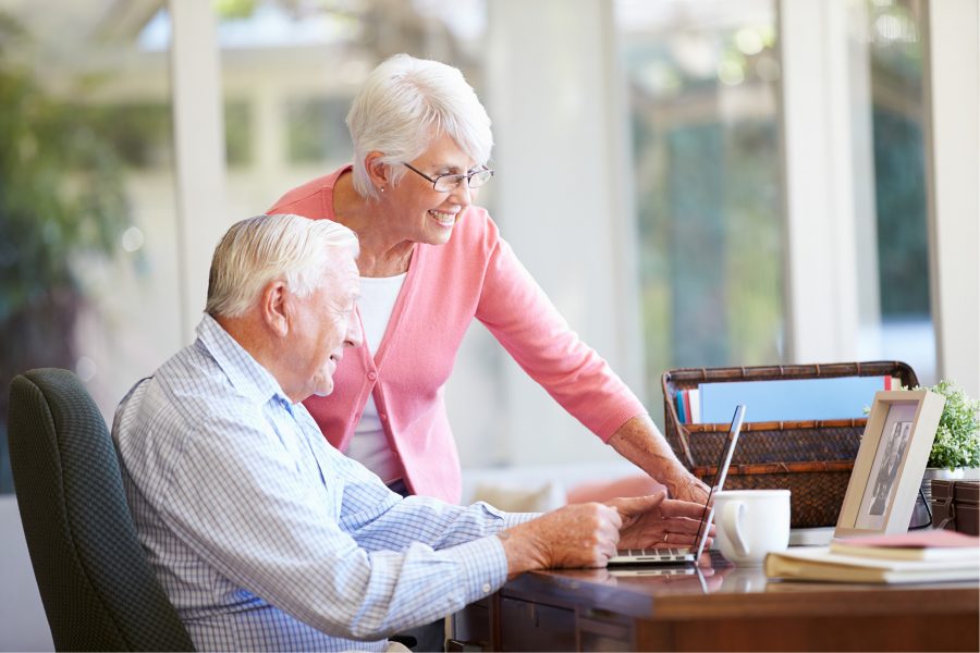 Senioren am Computer