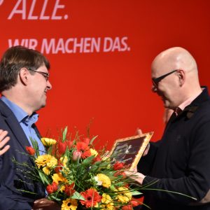 Torsten Albig gratuliert Ralf Stegner