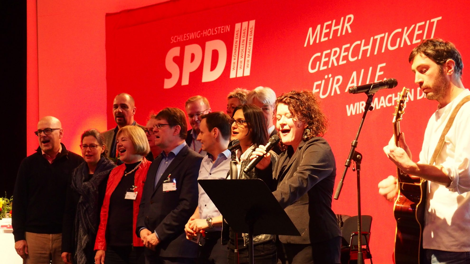 Der Parteitag singt