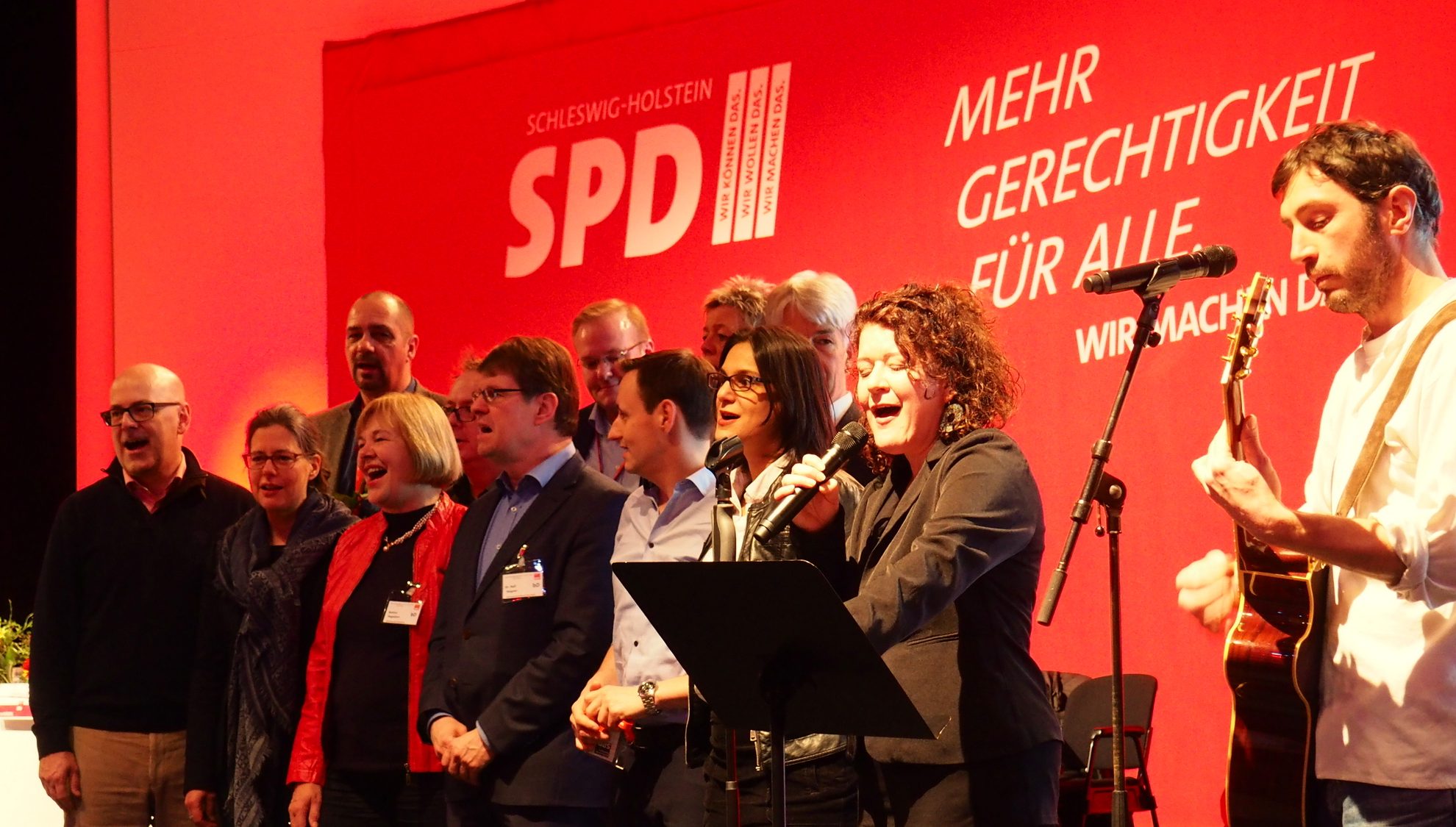 Der Parteitag singt