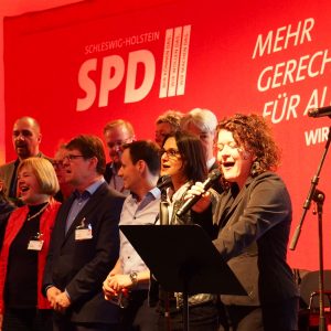 Der Parteitag singt