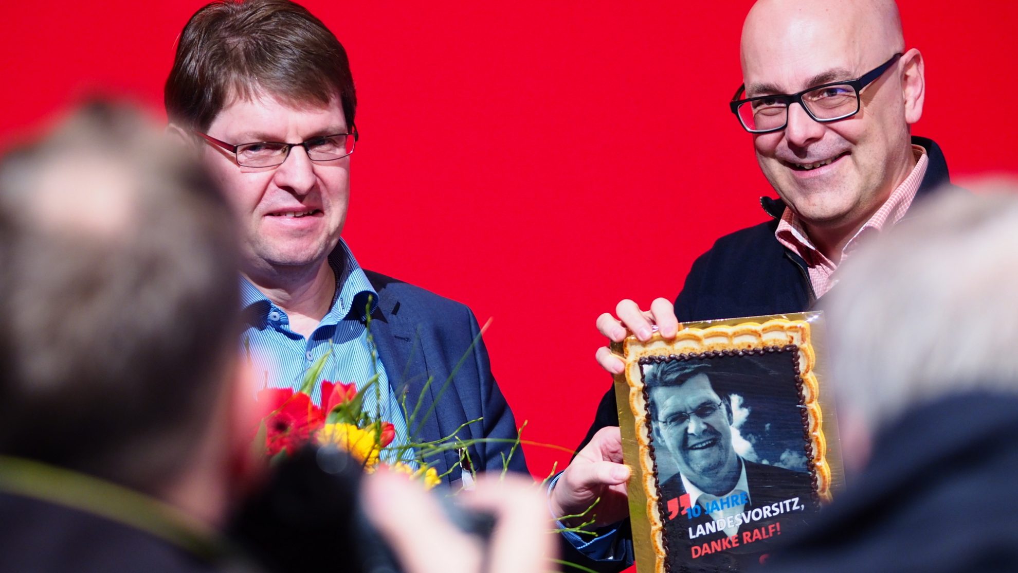 Torsten Albig gratuliert Ralf Stegner