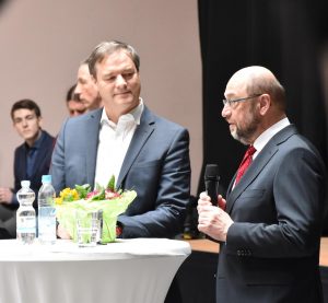 Kai Vogel, MdL und Martin Schulz_Foto: Mareike Overbeck