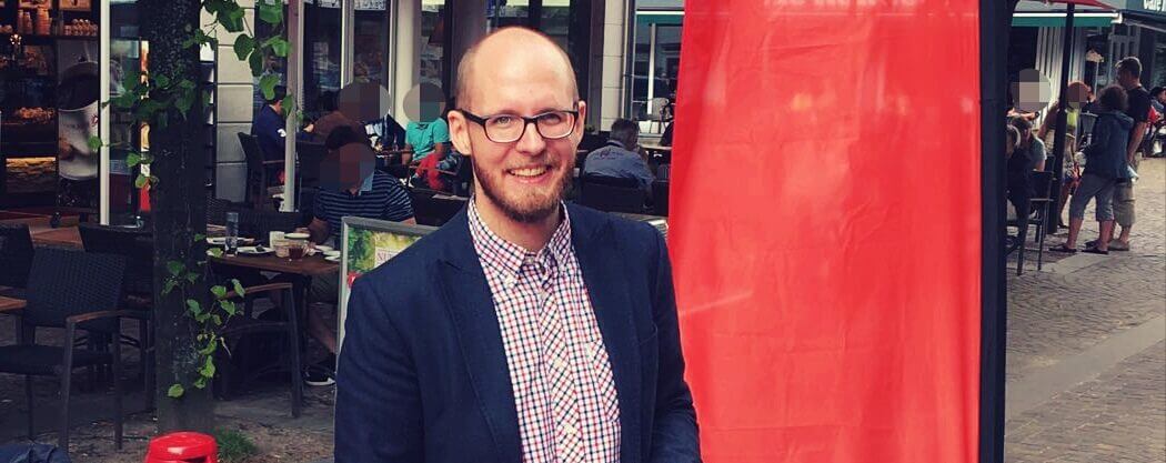 Tobias von Pein am Rondeel in Ahrensburg