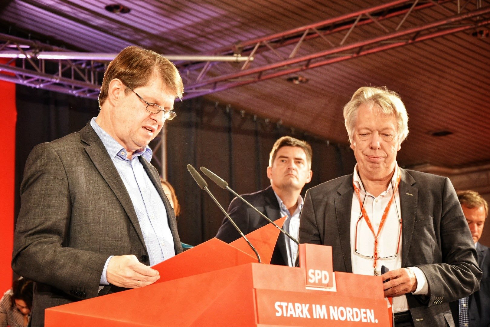 Ralf Stegner und Ernst Dieter Rossmann