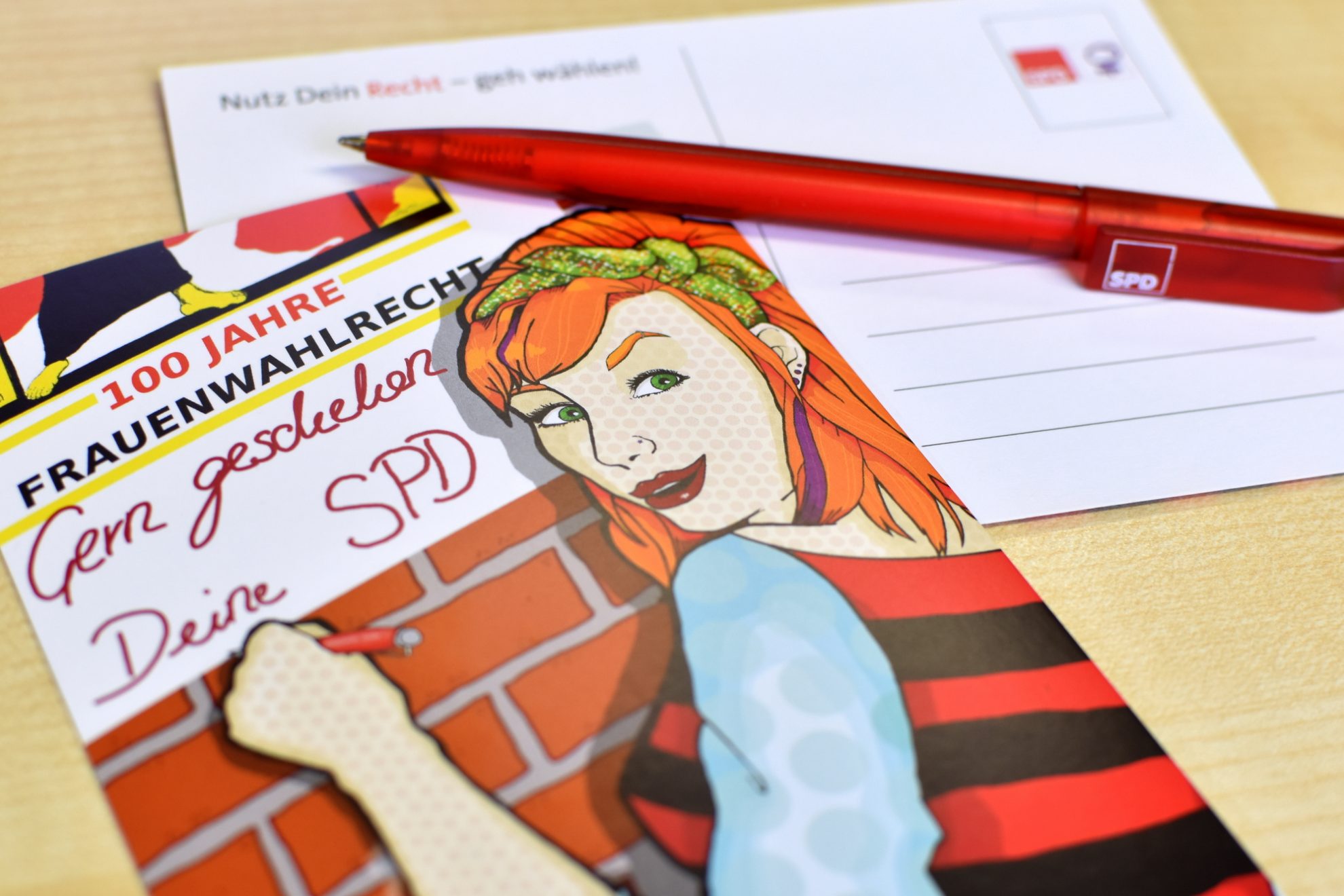 Postkarte 100 Jahre Frauenwahlrecht