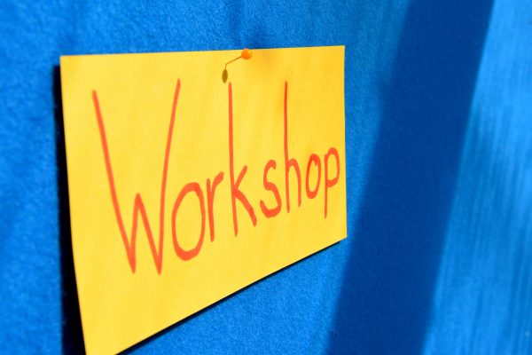 Metaplankarte auf der "Workshop" steht