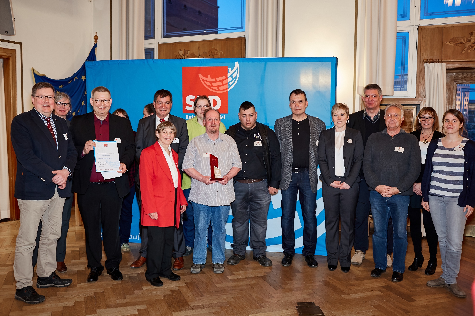 Gruppenfoto mit der AG Handlungsplan