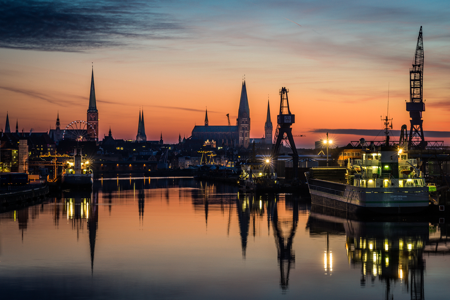 Lübeck am Abend