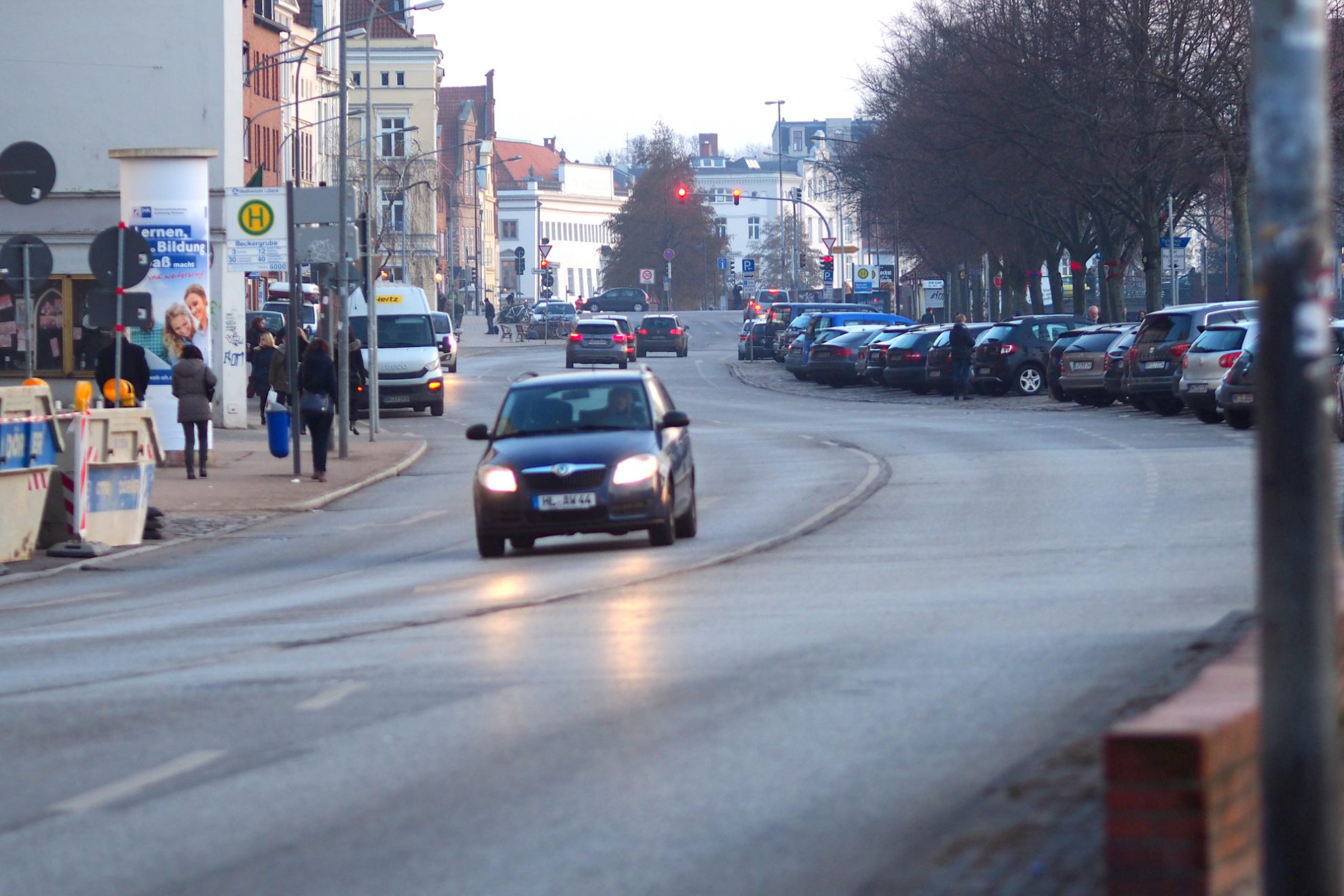 Straße in Lübeck