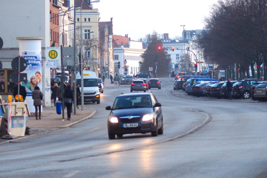 Straße in Lübeck