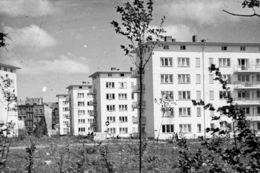 Kiel am Dreiecksplatz um 1952