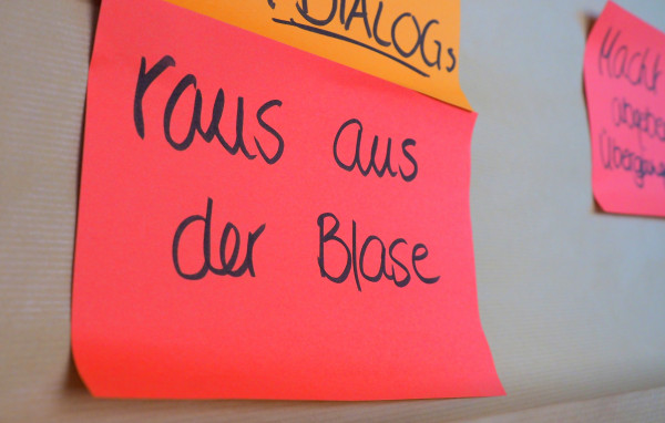 Raus aus der Blase!