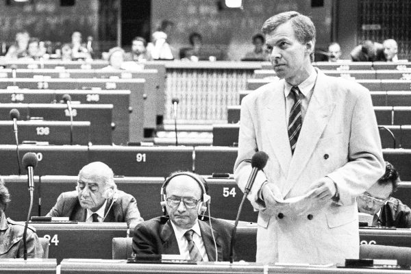 Gerd Walter im Europäischen Parlament, 1988
