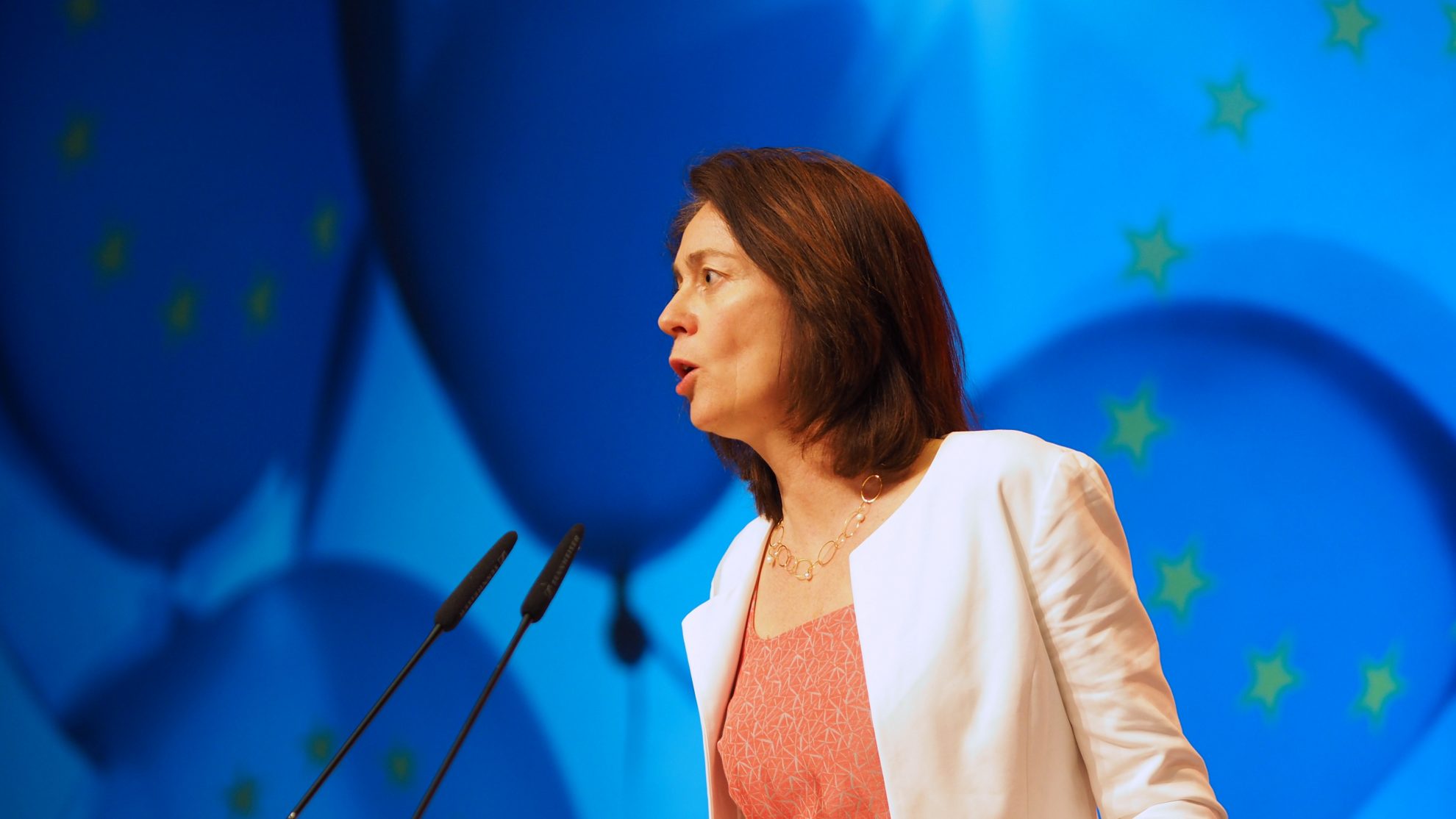 Katarina Barley am Redepult