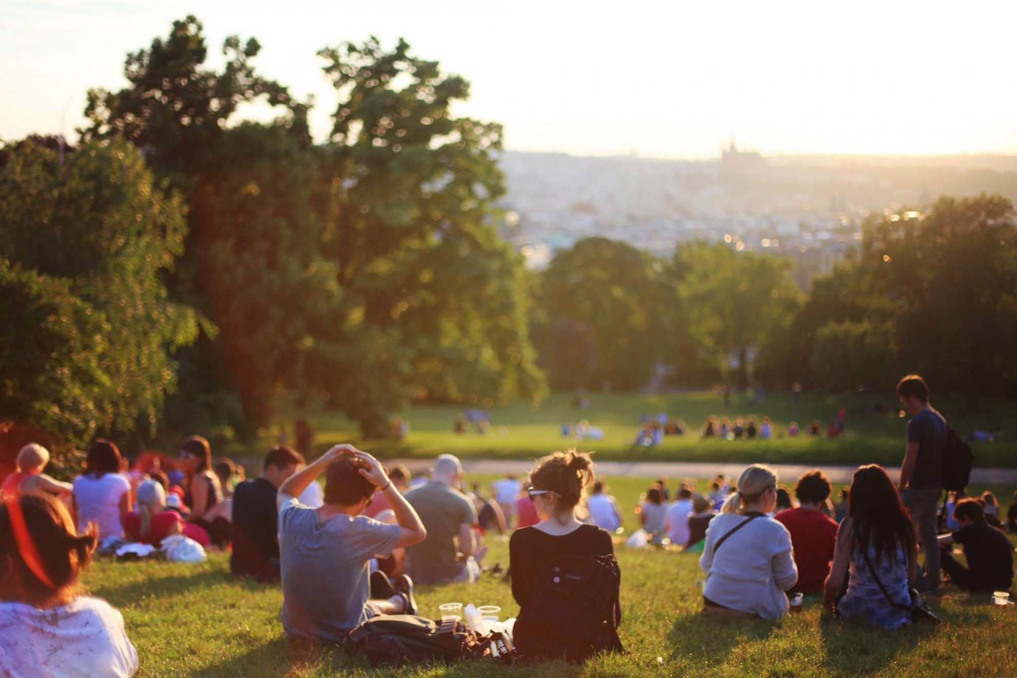 Menschen im Park
