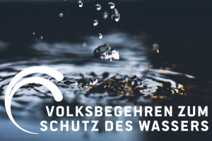 Volksbegehren zum Schutz des Wassers - Logo