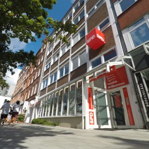 Die SPD Landesgeschäftsstelle in Kiel