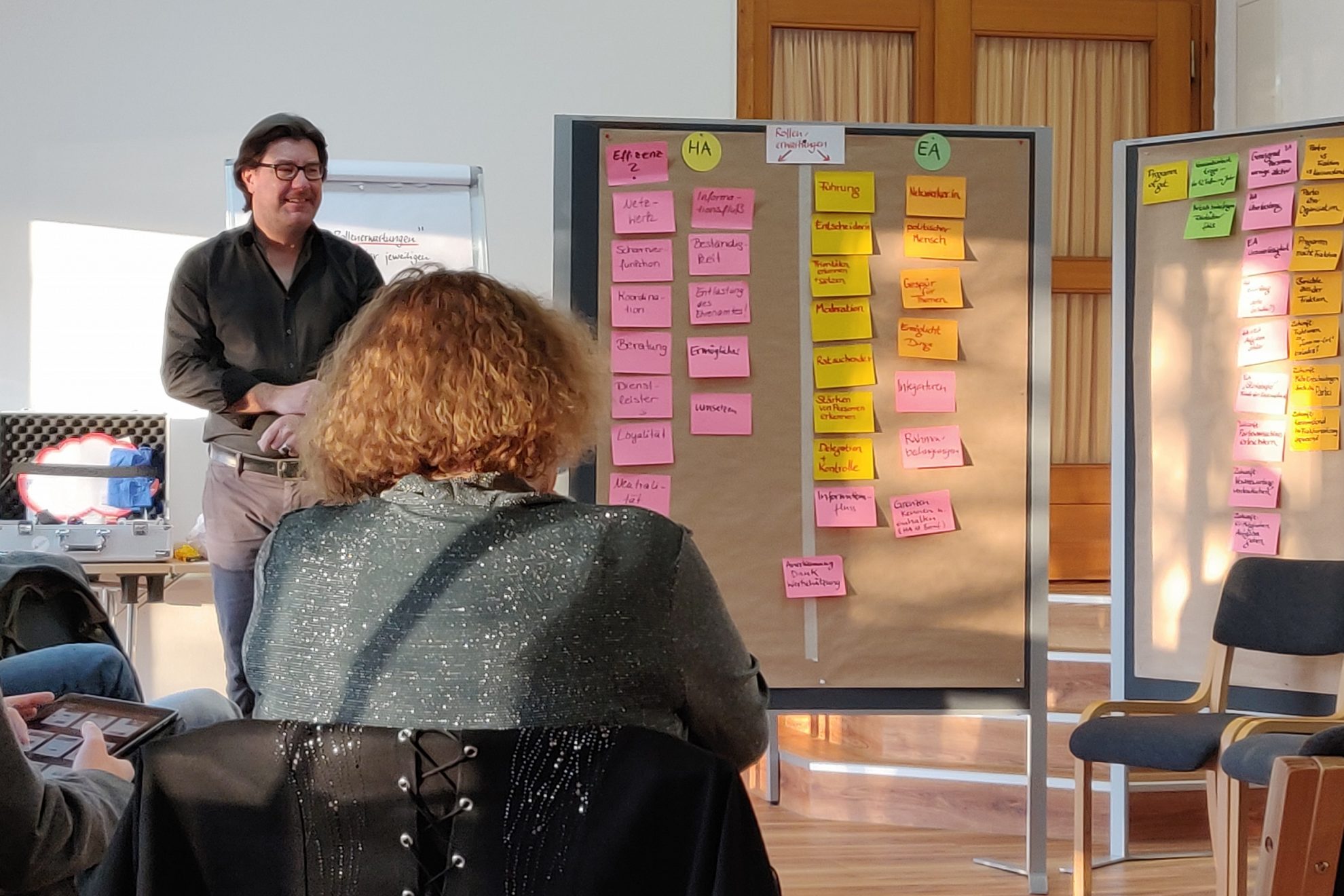 Teilnehmerinnen eines Workshops