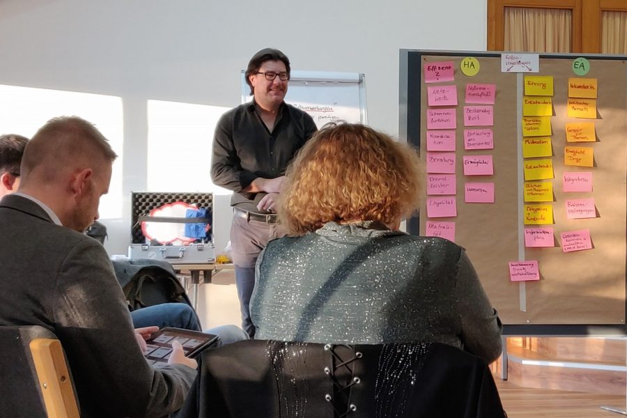 Teilnehmerinnen eines Workshops