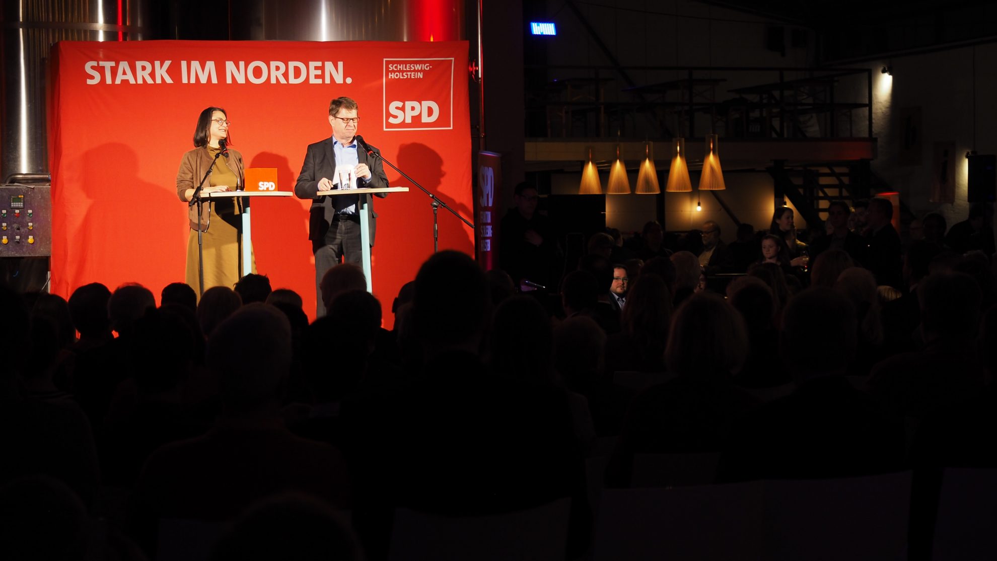 Serpil Midyatli und Ralf Stegner eröffnen den Neujahrsempfang