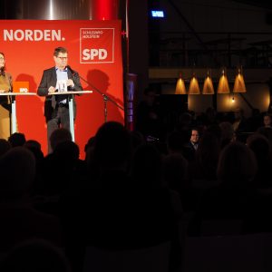 Serpil Midyatli und Ralf Stegner eröffnen den Neujahrsempfang