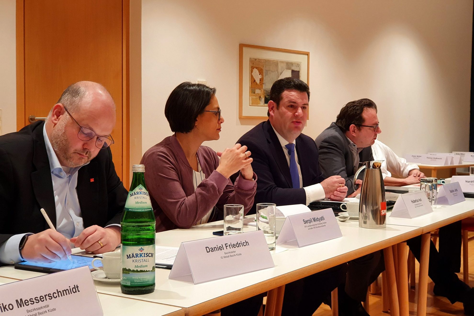 Daniel Friedrich, Serpil Midyatli, Hubertus Heil