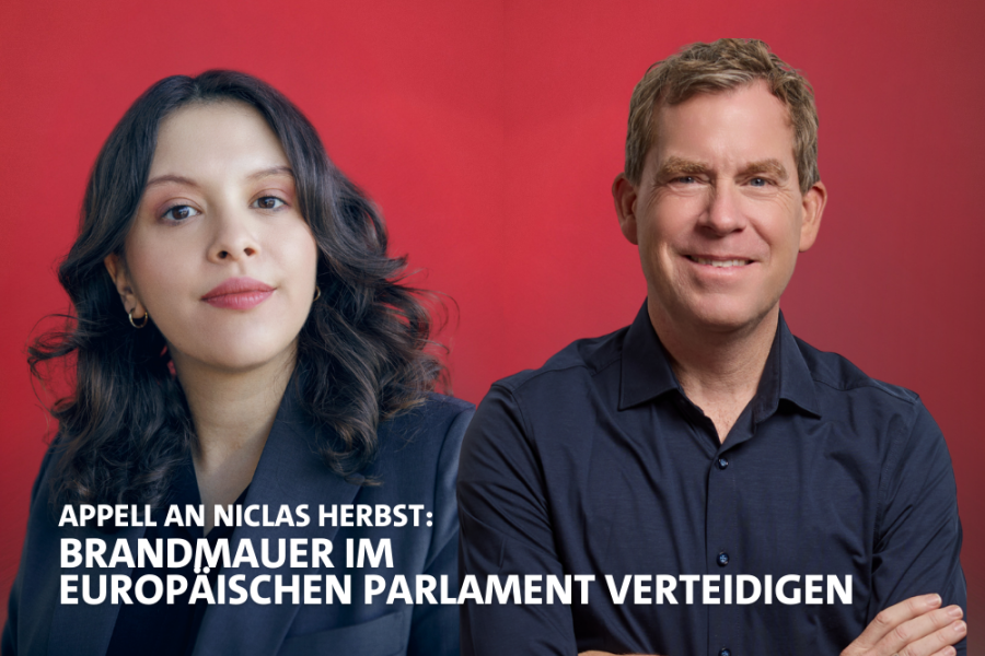 Appell an Niclas Herbst: Brandmauer im Europäischen Parlament verteidigen